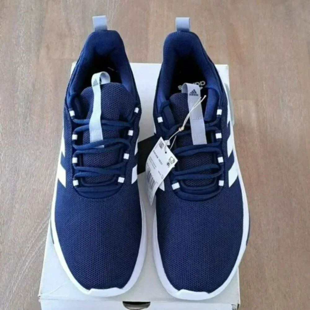 adidas Racer TR23 - Color: Blue/White/Silver - Size: Men 11